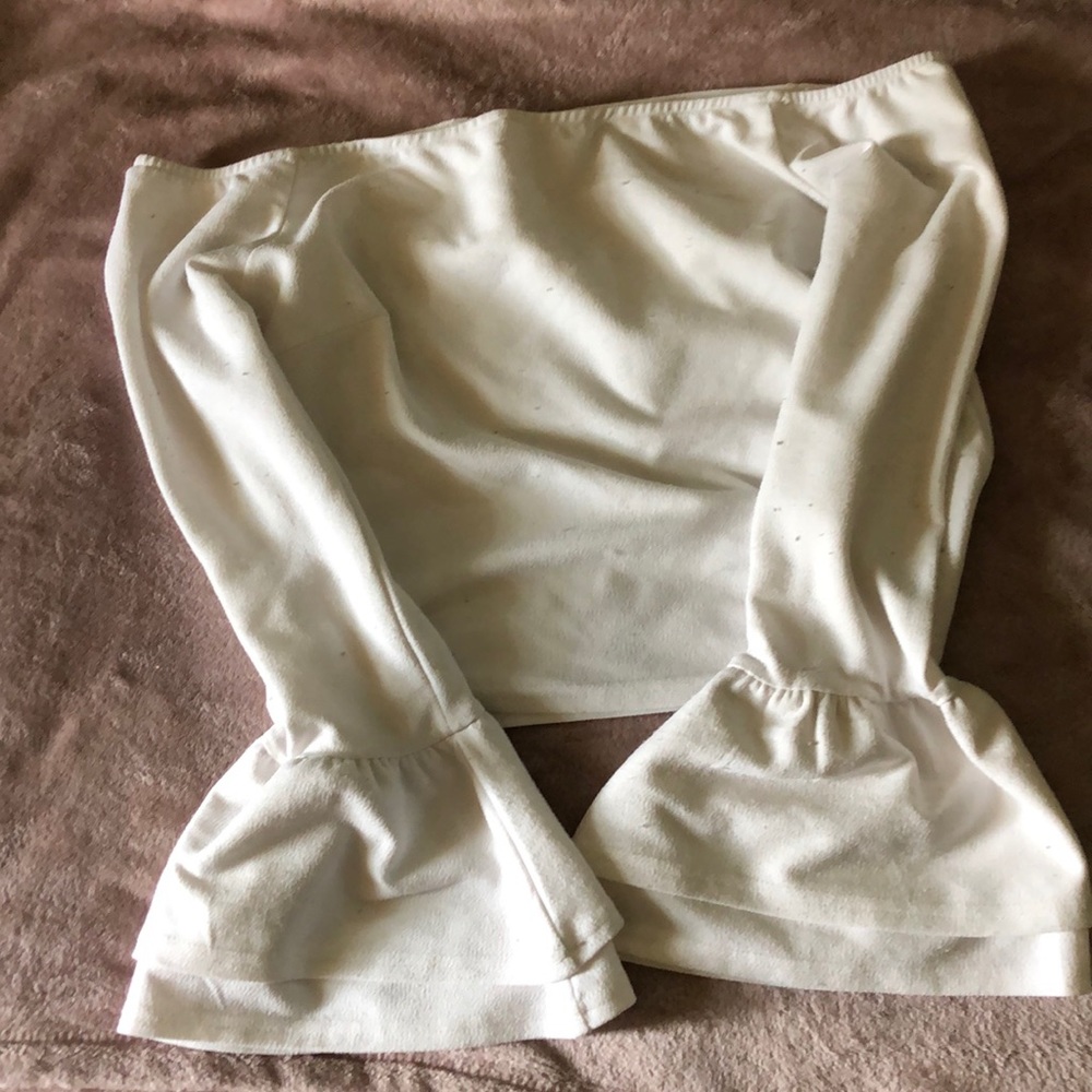 Cute white crop top